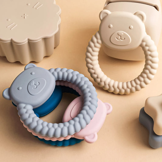 Baby Bear Teether BPA-Free – Gentle Gum Soothing Toy