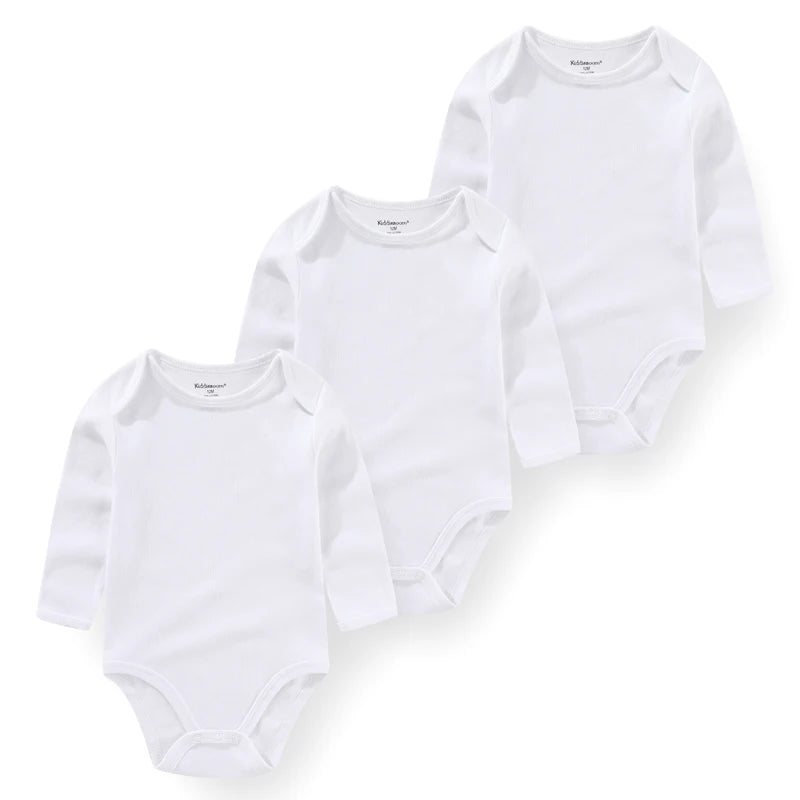 Newborn Cotton Bodysuit 3-Pack – Soft Everyday Onesies - image 3