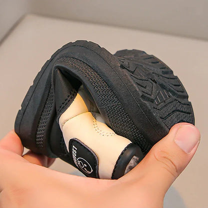 Kids Waterproof Winter Boots with Plush Lining - Warm, Non-Slip & Easy Fasten