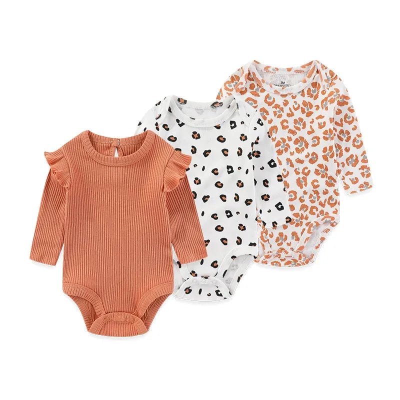 Newborn Cotton Bodysuit 3-Pack – Soft Everyday Onesies - image 8