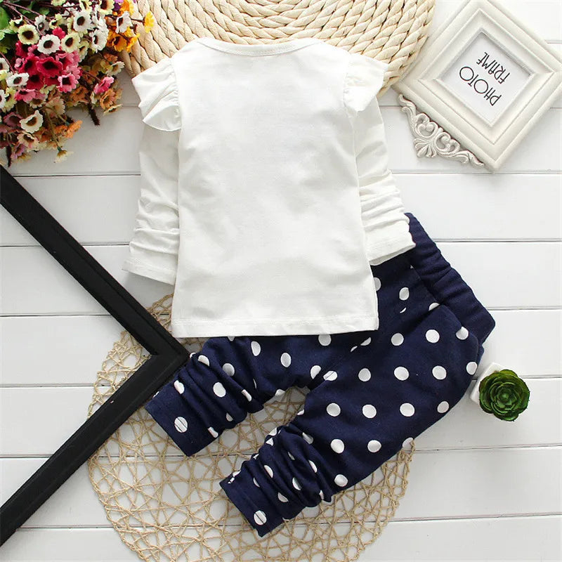 Toddler Girl 2-Piece Set – Cartoon Outfit