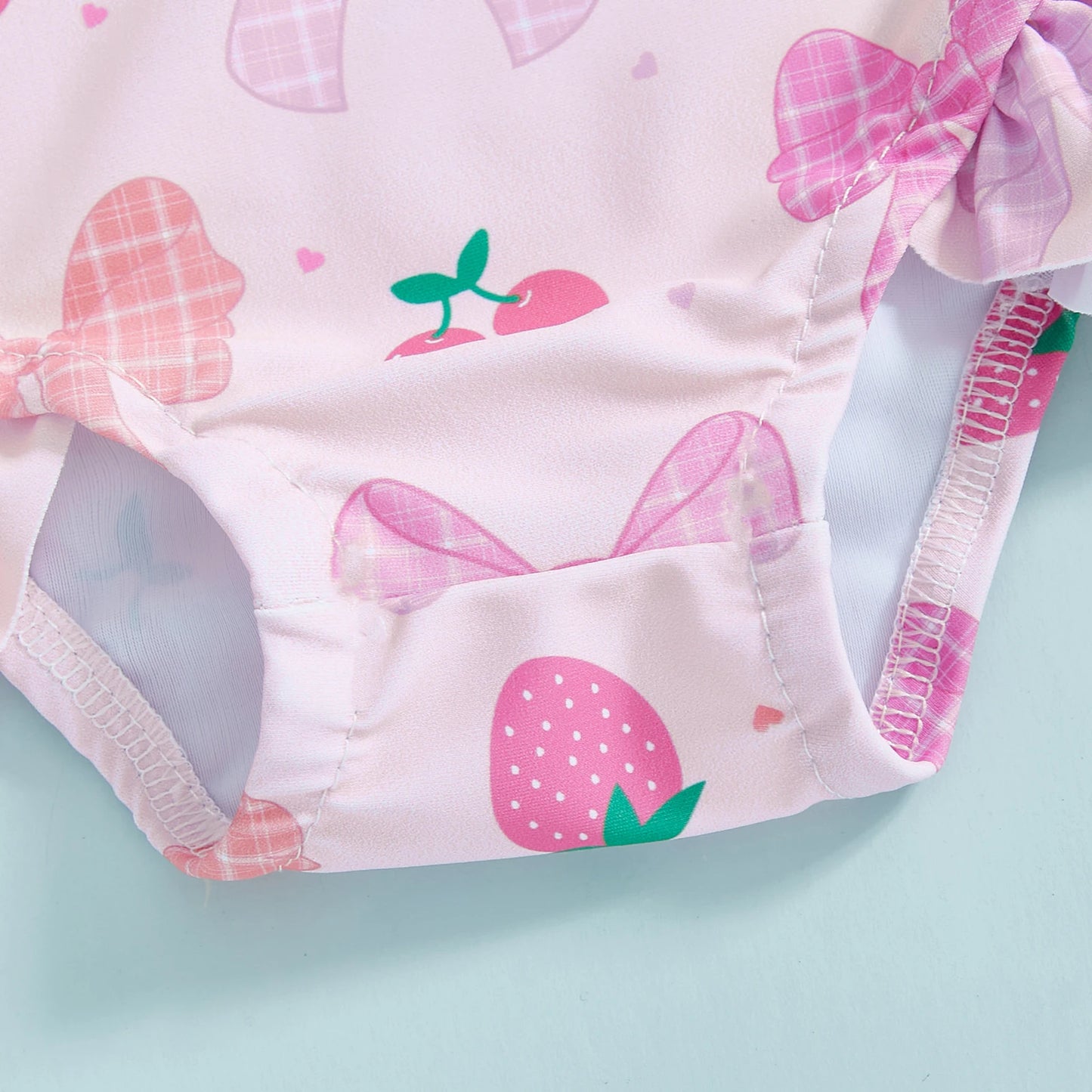 Baby Girls Floral Rash Guard with Hat – Zip Up