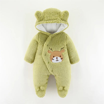 Baby Christmas Elk Romper – Cosy Holiday Jumpsuit