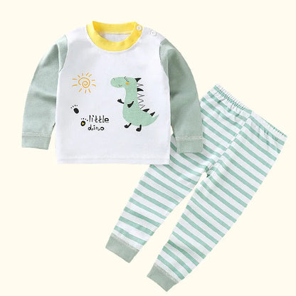 Cartoon Pajama Set – Cozy Sleepwear for Kids