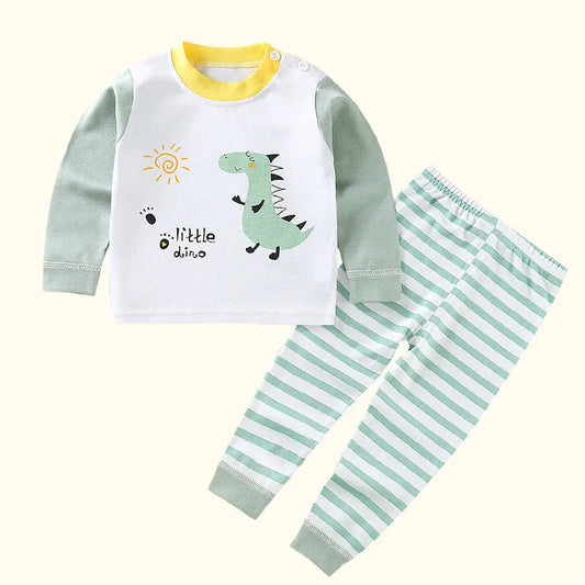 Cartoon Pajama Set – Cozy Sleepwear for Kids
