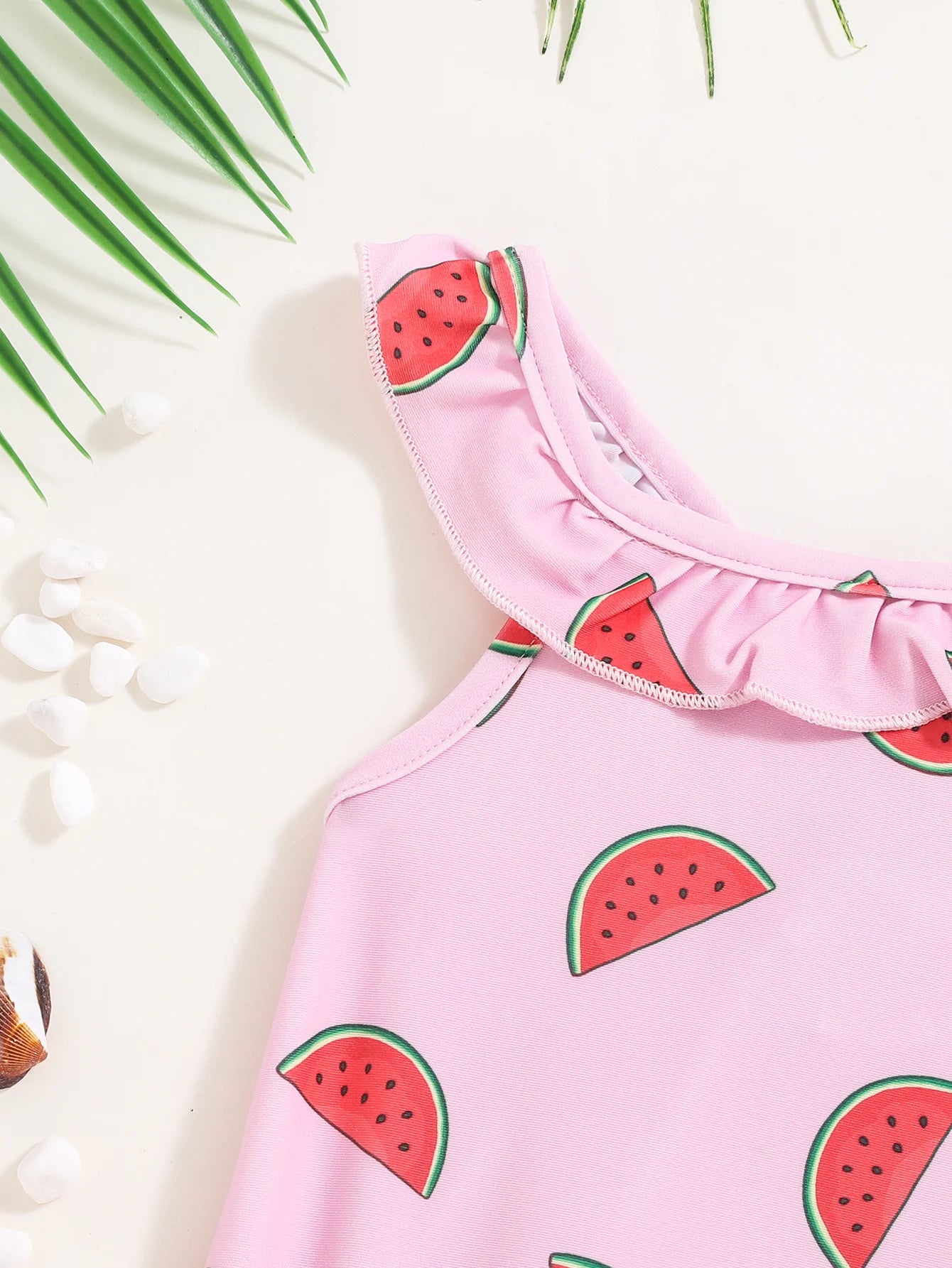 Baby Girl Watermelon Swimsuit – Cute One-Piece