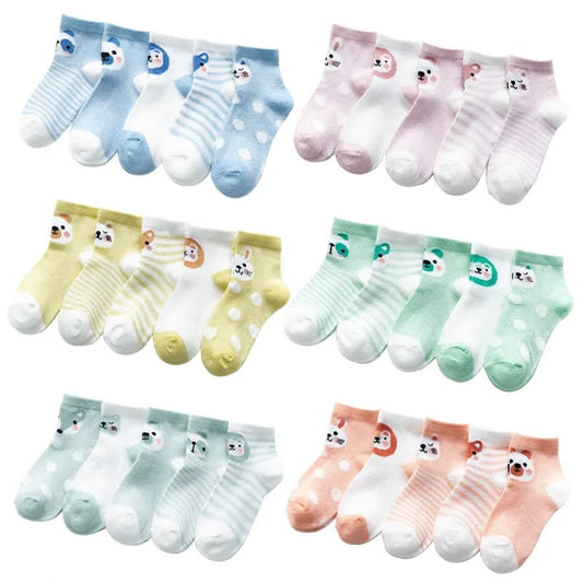 Baby Socks – Soft Cotton Comfort 5-Pack