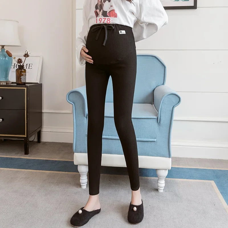 Adjustable Maternity Pants – Soft High Waist Comfort