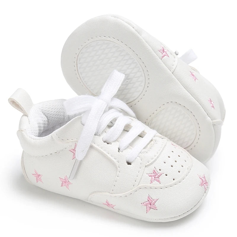 Baby Girl Soft Sole Crib Shoes - First Walker - image 10