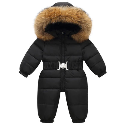Kids Winter Waterproof Down Snowsuit