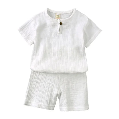Kids Cotton Linen Set – Breathable Summer Outfit - image 8