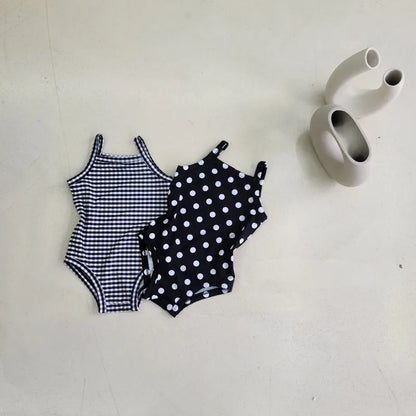Baby Girl Swimwear Set – One-Piece with Sun Hat