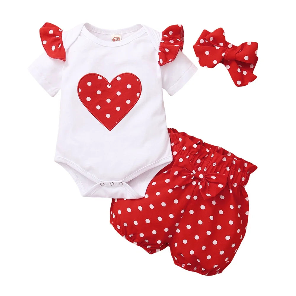 Baby Girl Summer Set – 3-Piece Outfit