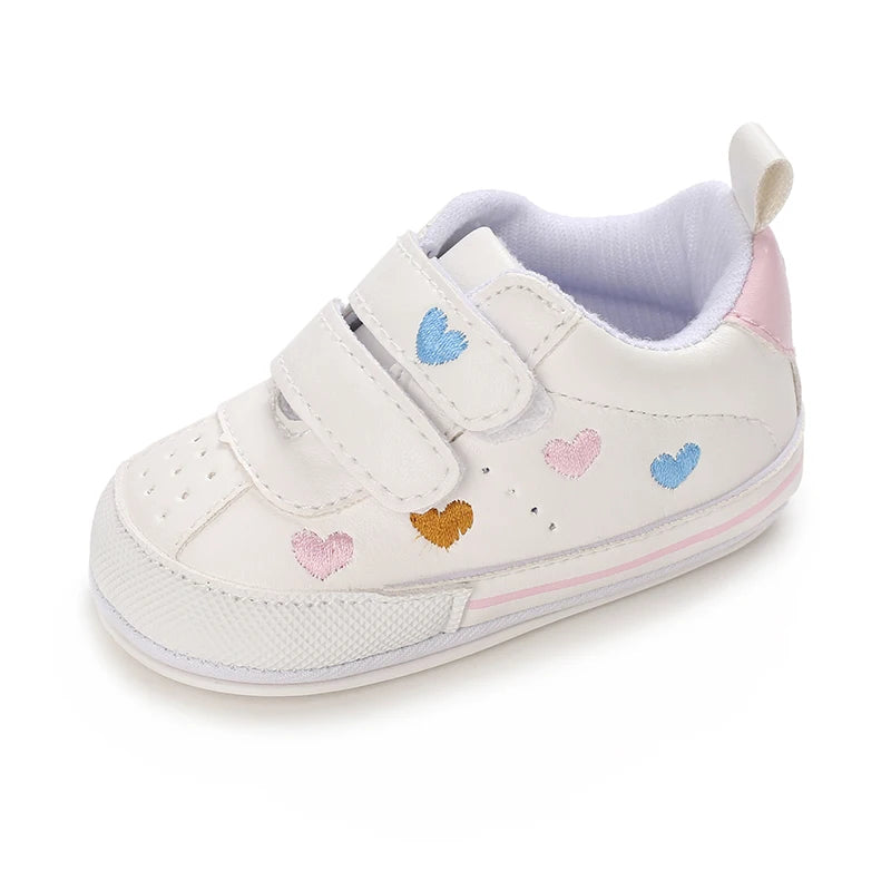Baby Girl Soft Sole Crib Shoes - First Walker - image 5