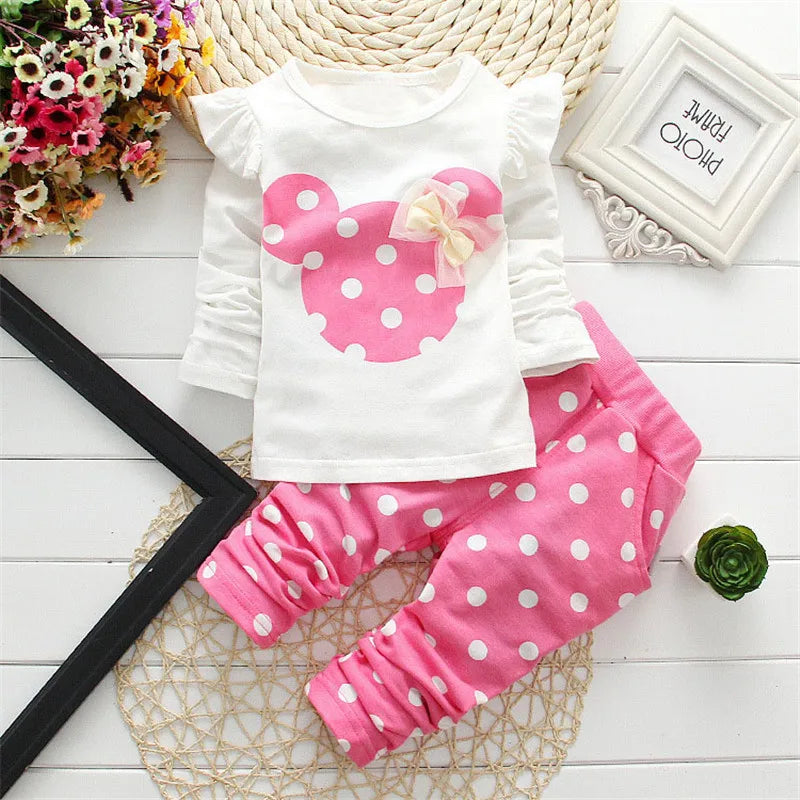 Toddler Girl 2-Piece Set – Cartoon Outfit