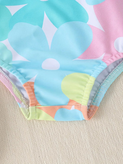 Baby Girls One-Piece Swimsuit – Newborn to Toddler