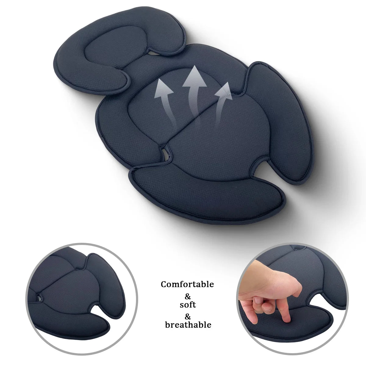 Baby Stroller Head Support Insert – Newborn Body Pillow - image 2