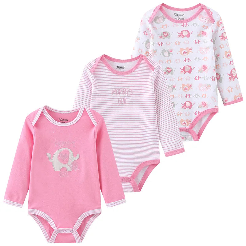 Newborn Cotton Bodysuit 3-Pack – Soft Everyday Onesies - image 5