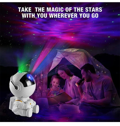 Astronaut Galaxy Star Projector Night-Light