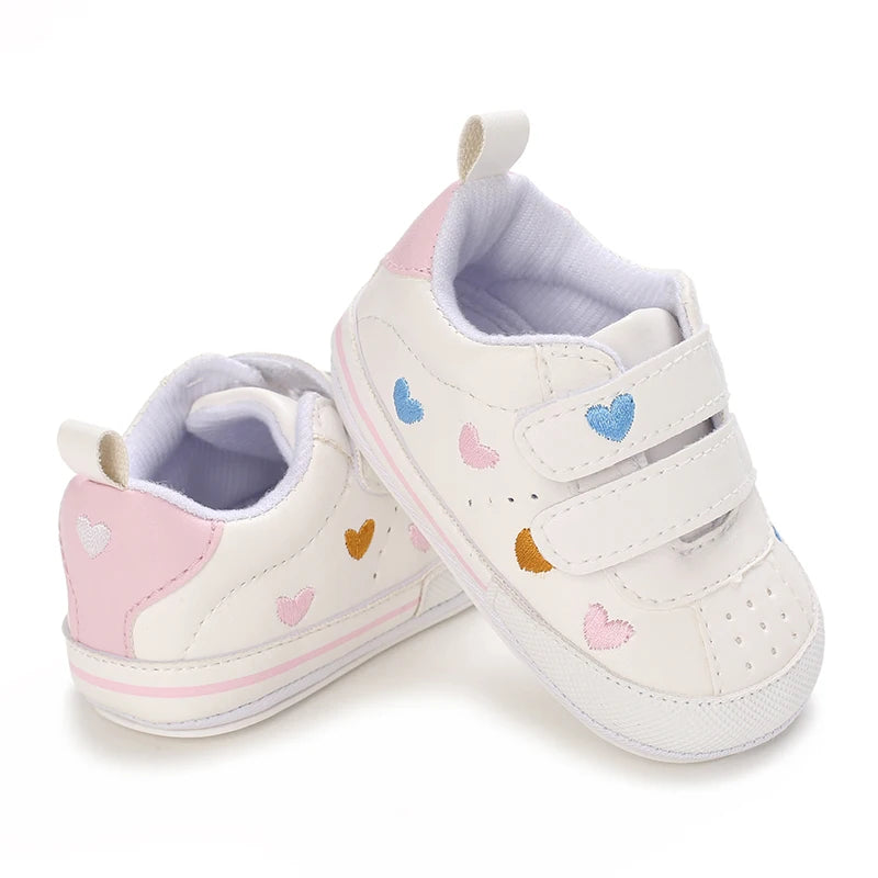 Baby Girl Soft Sole Crib Shoes - First Walker - image 2