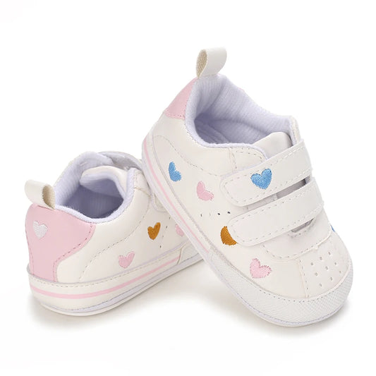 Baby Girl Soft Sole Crib Shoes - First Walker - image 2