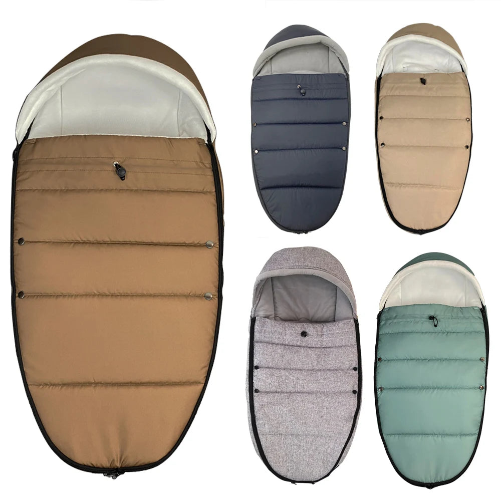 Universal Winter Baby Pram Footmuff - Warm, Waterproof Pushchair Sleeping Bag (0–2 Years)