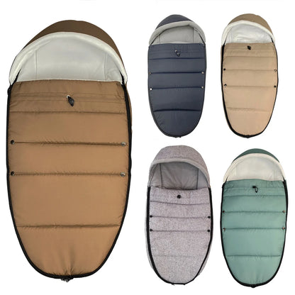 Universal Winter Baby Pram Footmuff - Warm, Waterproof Pushchair Sleeping Bag (0–2 Years)