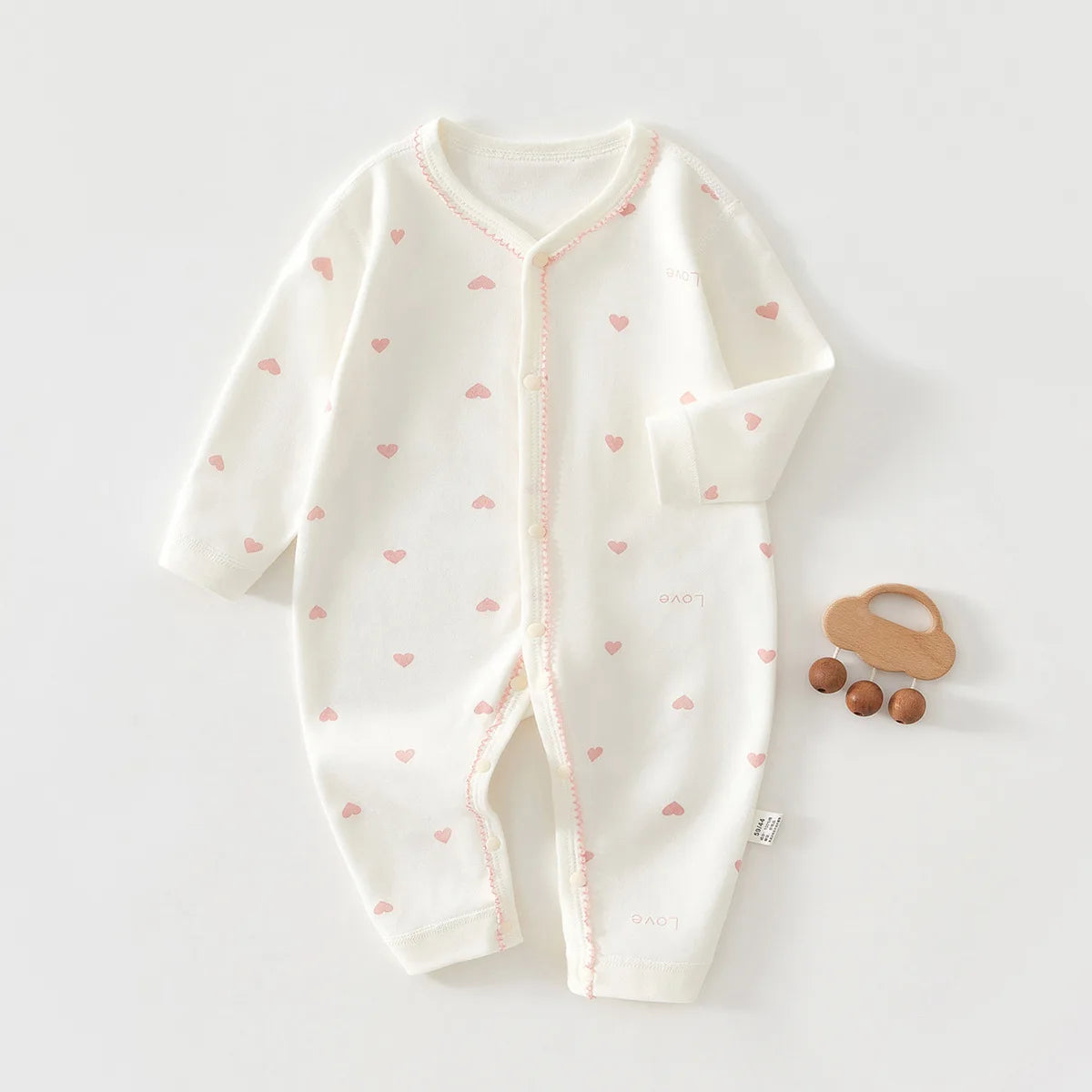 Pure Cotton Hooded Jumpsuit – Boneless Comfort for Newborns - image 4
