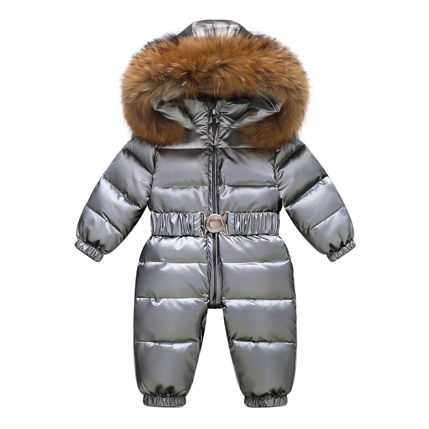 Kids Winter Waterproof Down Snowsuit
