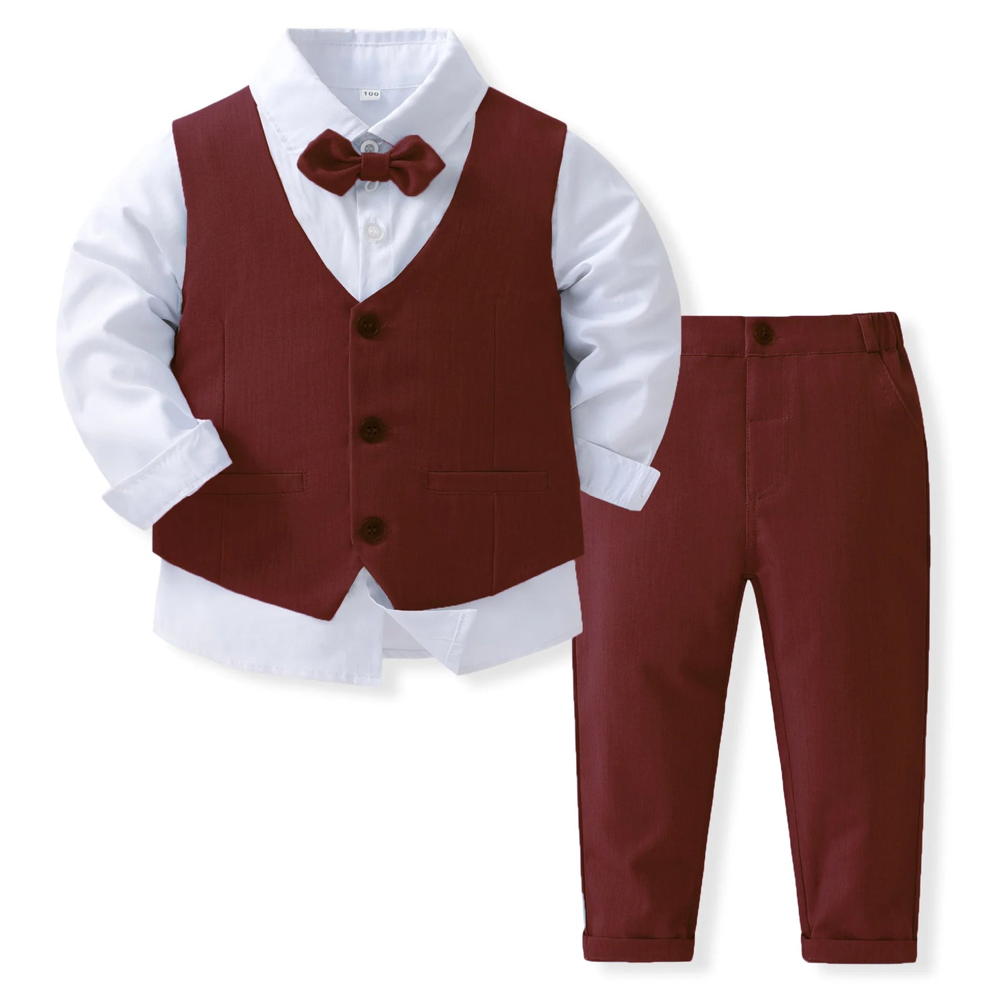Baby Boy Gentleman Suit – Smart Birthday Outfit - image 11