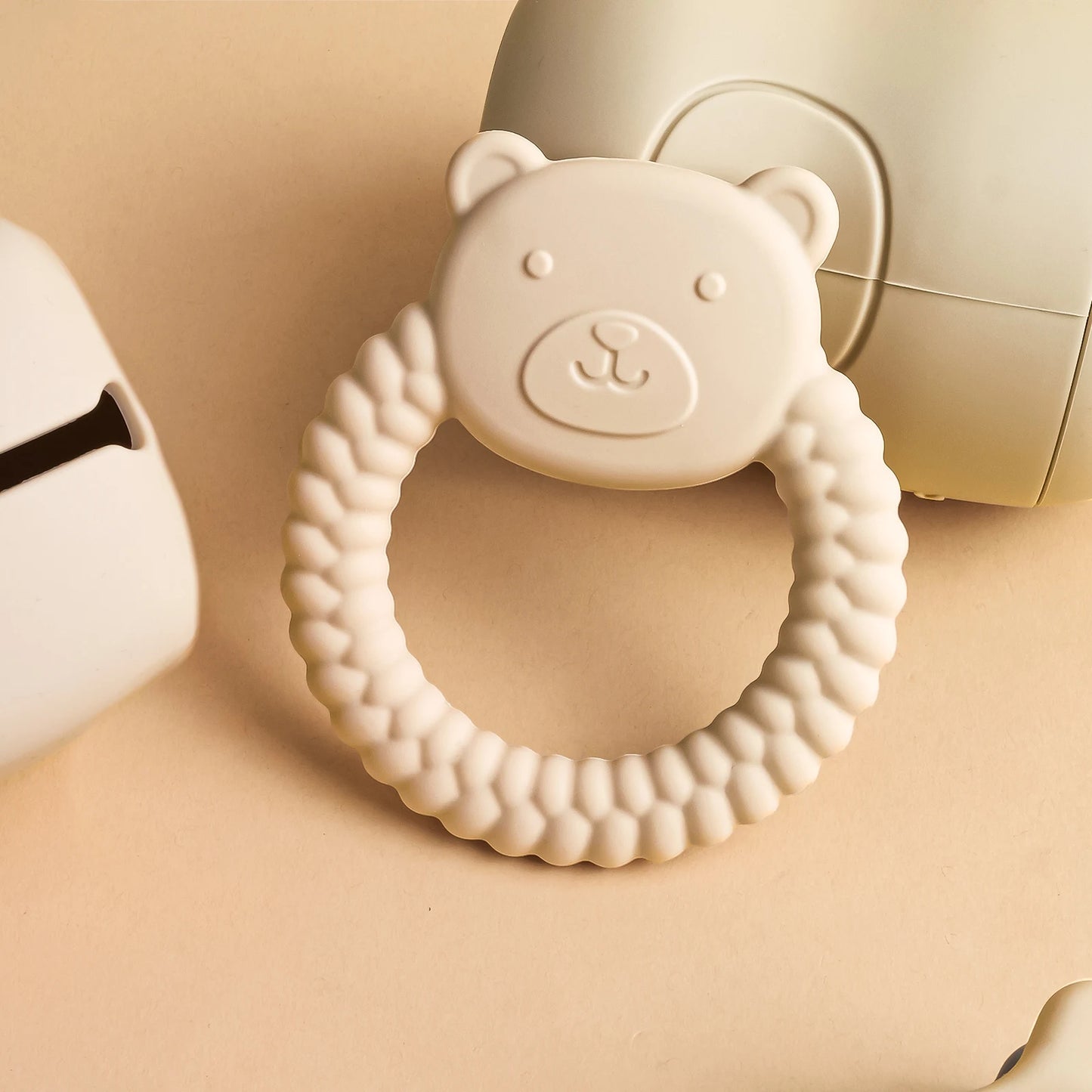 Baby Bear Teether BPA-Free – Gentle Gum Soothing Toy