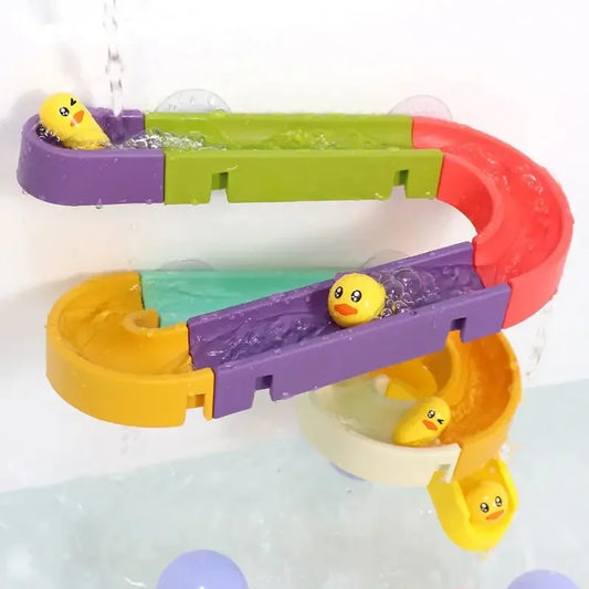 Baby Bath Track Slide Toy – Build & Play Water Activity Set