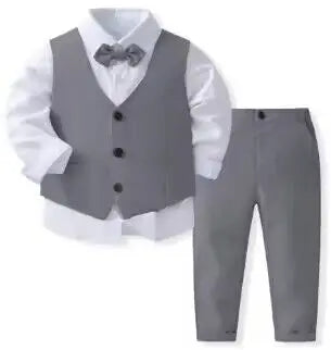 Baby Boy Gentleman Suit – Smart Birthday Outfit - image 8
