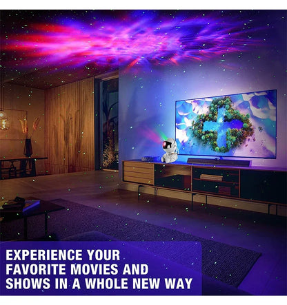 Astronaut Galaxy Star Projector Night-Light