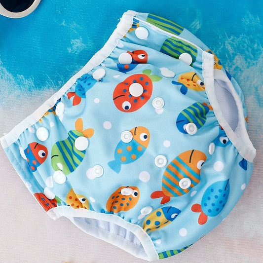 Baby Swim Diapers – Washable & Adjustable Fit
