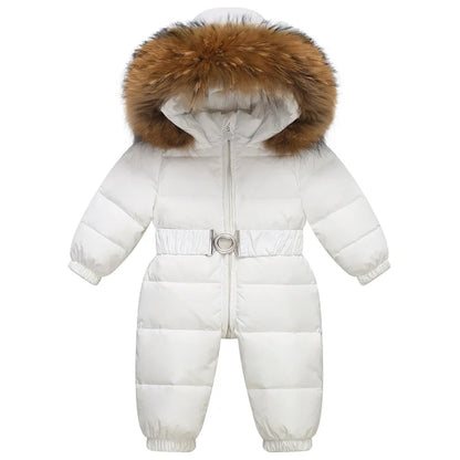 Kids Winter Waterproof Down Snowsuit