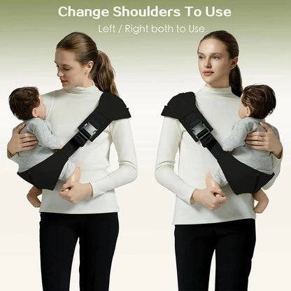 Toddler Sling Carrier with Non-Slip Hip Seat Baby Carrier Side Big Kid Holder Chest Carrying Baby Wrap for 6-48 Months Infants & Baby Bumpers